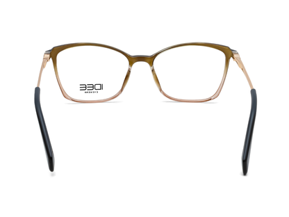 IDEE Rectangle Burgundy Full-Rimmed Eyeglasses - Unisex