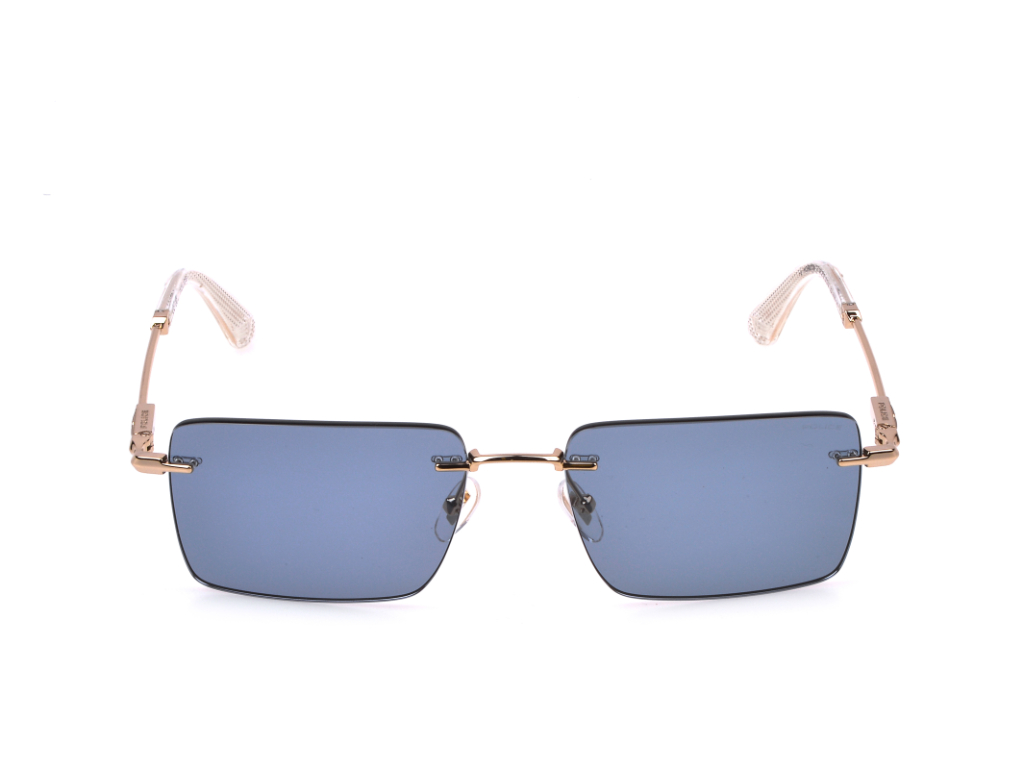 POLICE Square Color Full-Rimmed Eyeglasses - Men