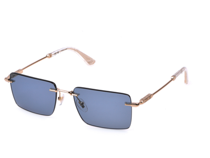 POLICE Square Color Full-Rimmed Eyeglasses - Men