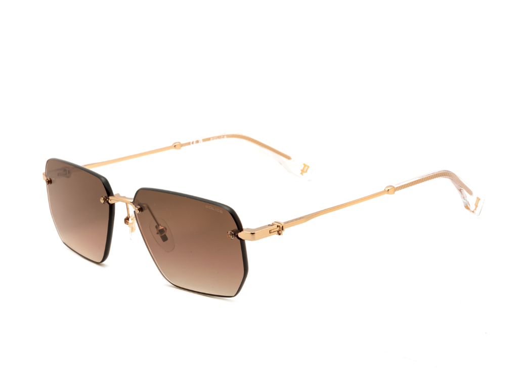 POLICE Square Color Full-Rimmed Eyeglasses - Men