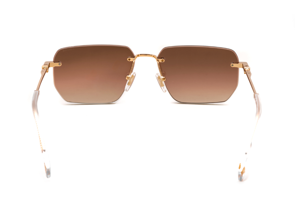 POLICE Square Color Full-Rimmed Eyeglasses - Men