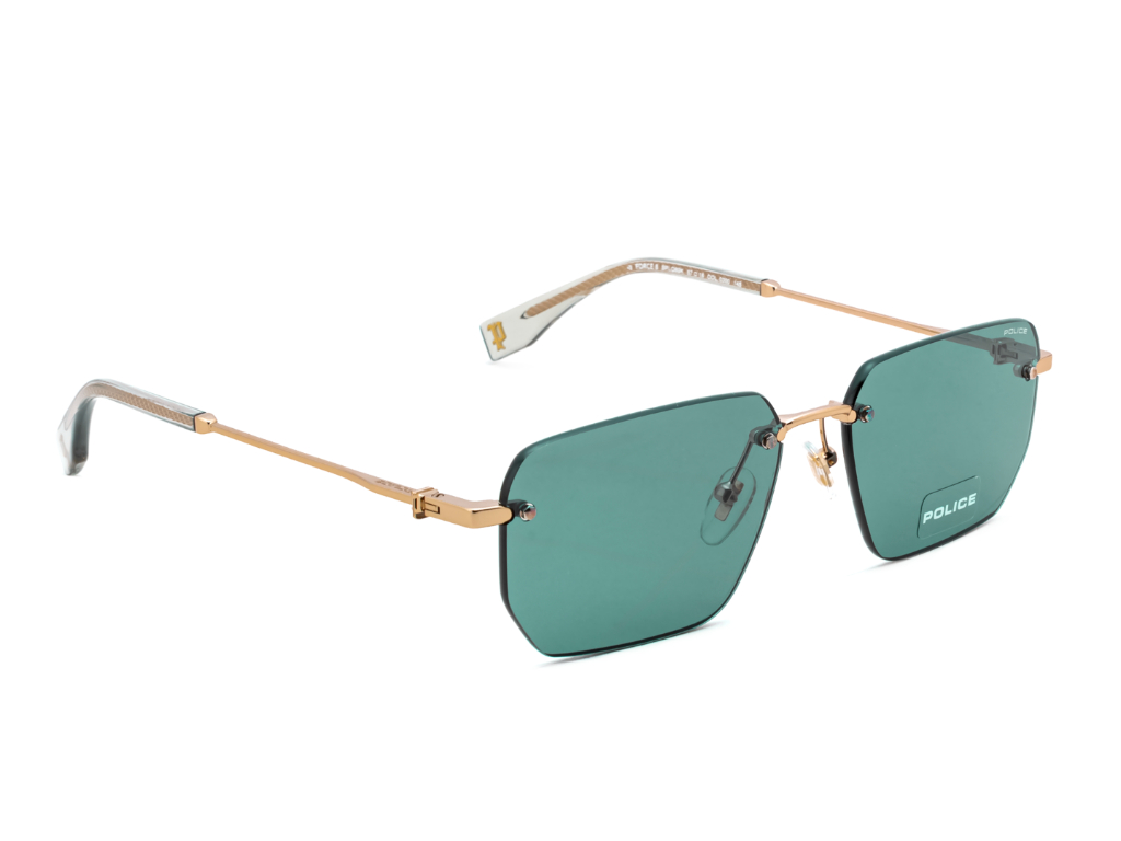 POLICE Square Color Full-Rimmed Eyeglasses - Men