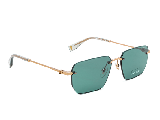 POLICE Square Color Full-Rimmed Eyeglasses - Men