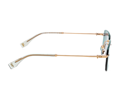 POLICE Square Color Full-Rimmed Eyeglasses - Men