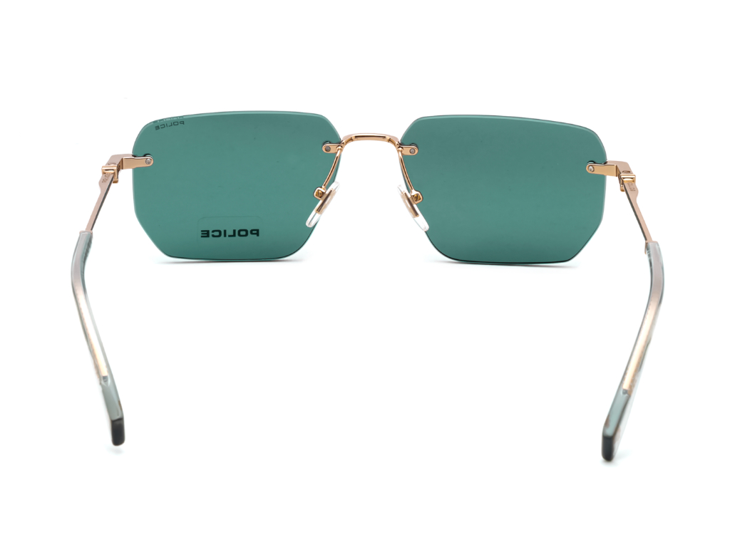 POLICE Square Color Full-Rimmed Eyeglasses - Men