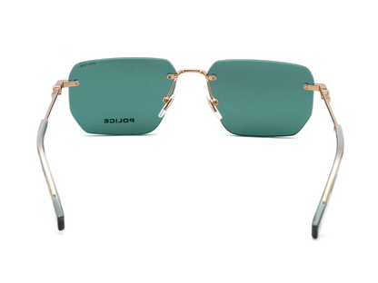 POLICE Square Color Full-Rimmed Eyeglasses - Men