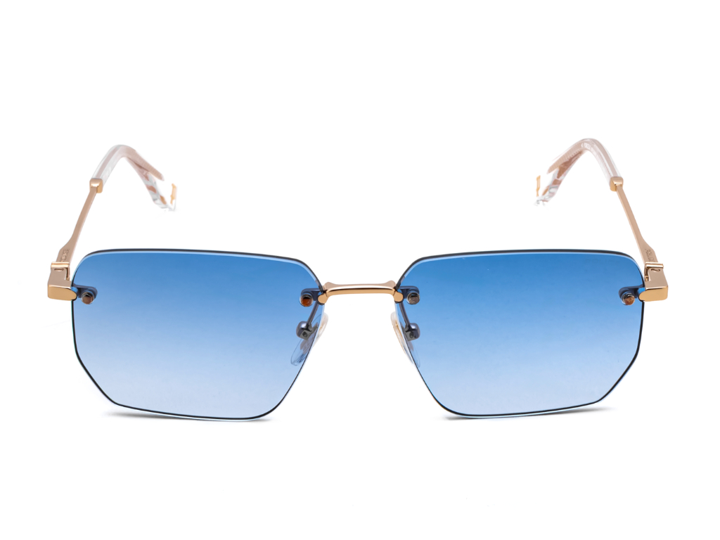 POLICE Square Color Full-Rimmed Eyeglasses - Men