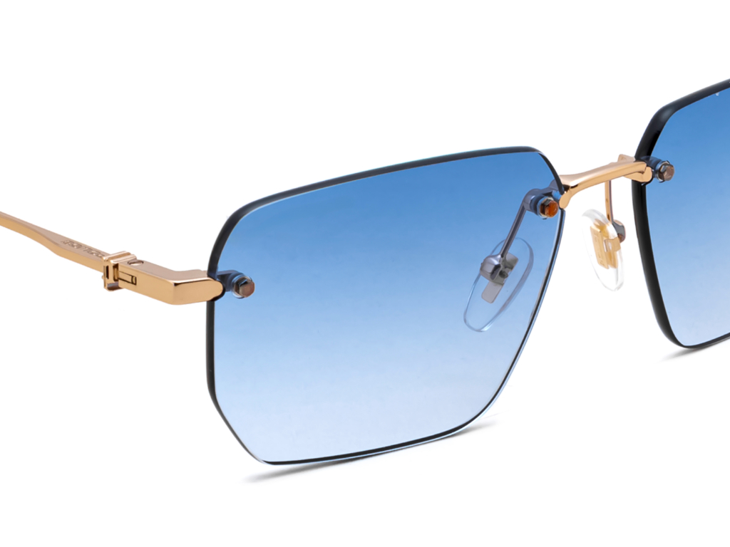 POLICE Square Color Full-Rimmed Eyeglasses - Men