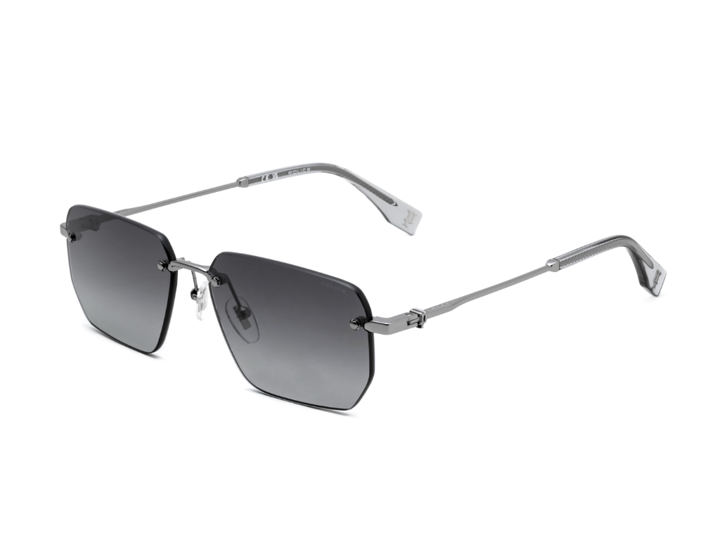POLICE Square Color Full-Rimmed Eyeglasses - Men