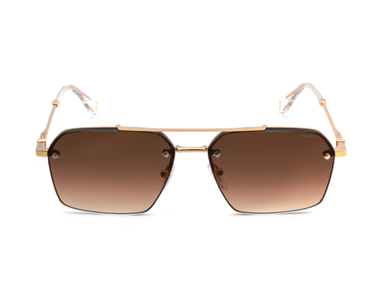 POLICE Square Color Full-Rimmed Eyeglasses - Men