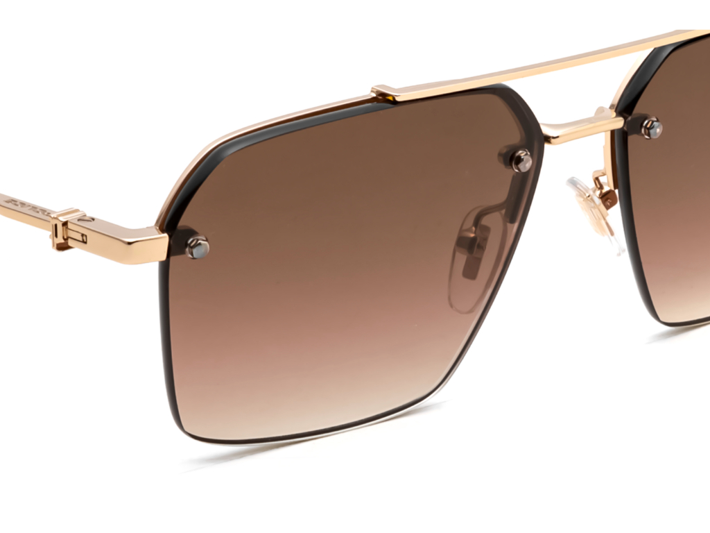 POLICE Square Color Full-Rimmed Eyeglasses - Men