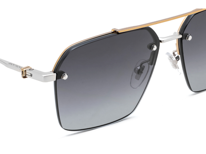POLICE Square Color Full-Rimmed Eyeglasses - Men