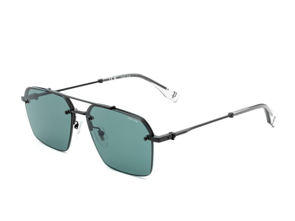 POLICE Square Color Full-Rimmed Eyeglasses - Men