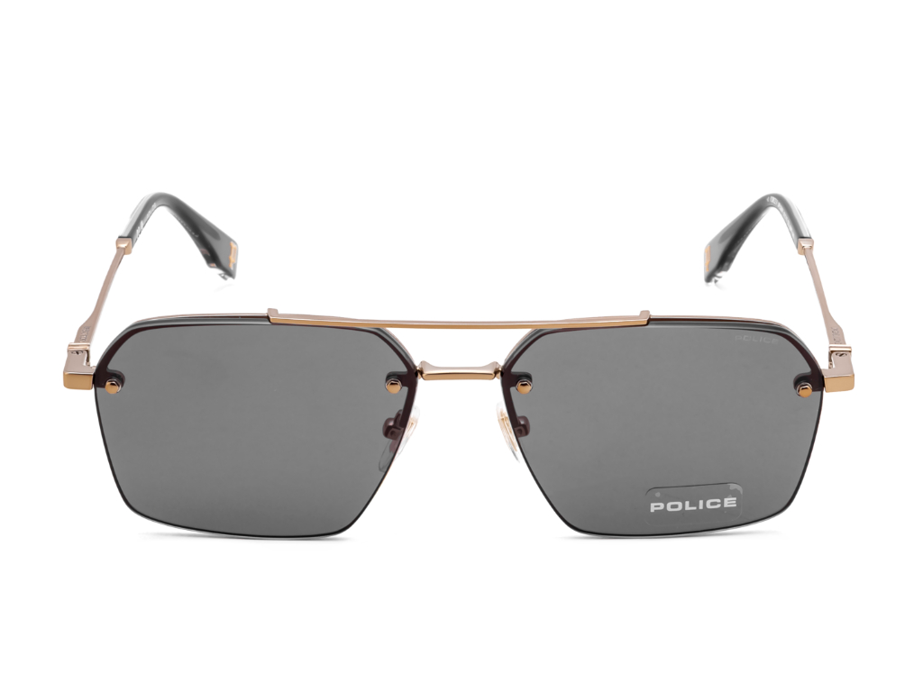 POLICE Square Color Full-Rimmed Eyeglasses - Men