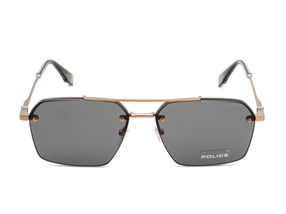 POLICE Square Color Full-Rimmed Eyeglasses - Men