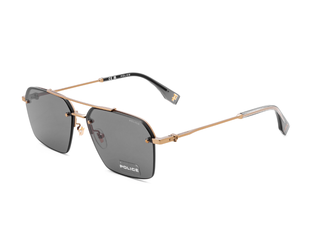 POLICE Square Color Full-Rimmed Eyeglasses - Men