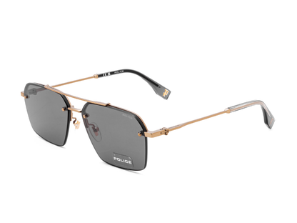 POLICE Square Color Full-Rimmed Eyeglasses - Men