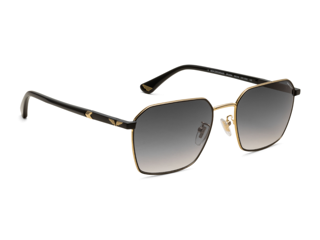 POLICE Square Color Full-Rimmed Eyeglasses - Men