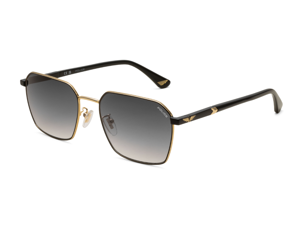 POLICE Square Color Full-Rimmed Eyeglasses - Men