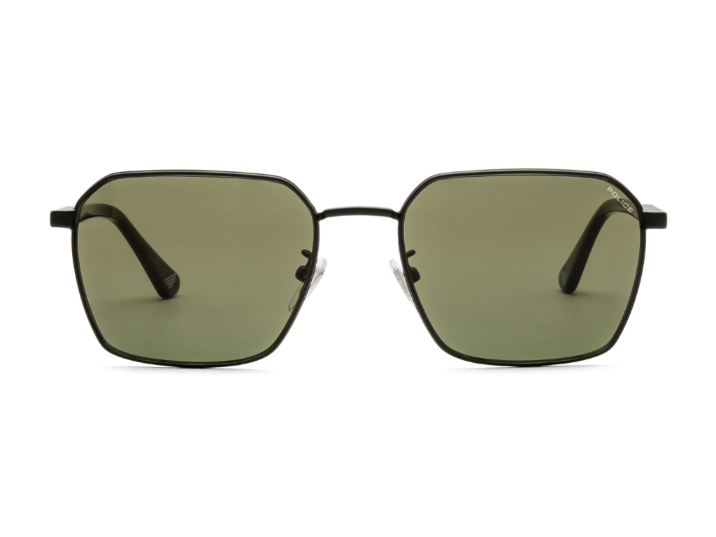 POLICE Square Color Full-Rimmed Eyeglasses - Men