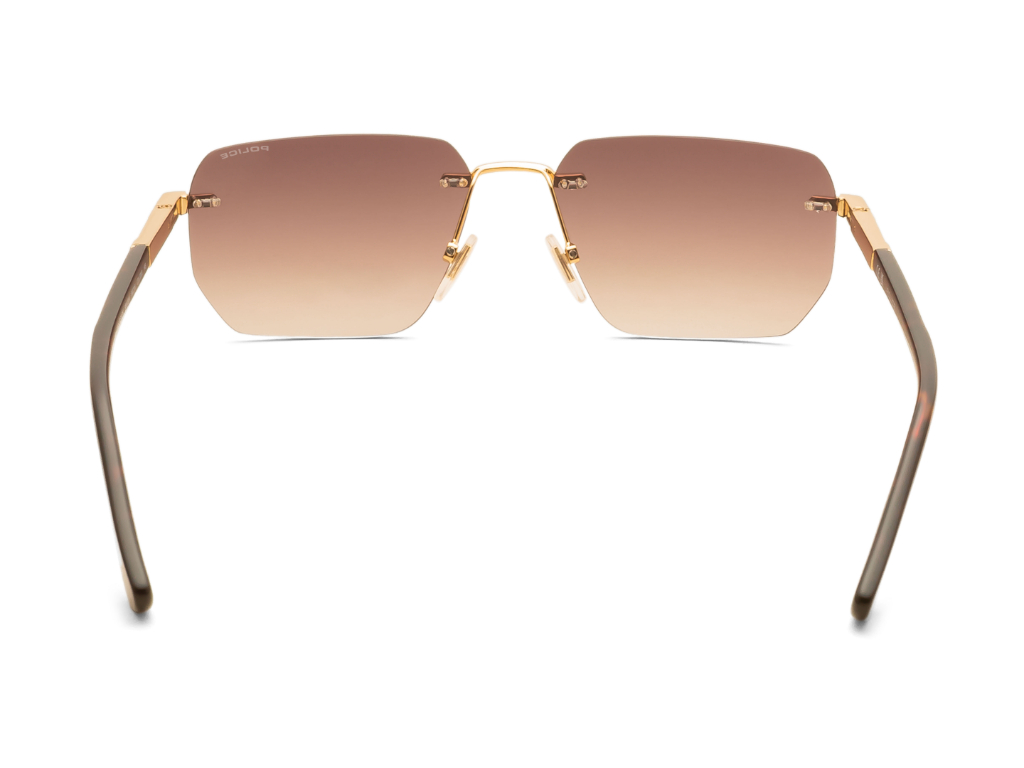 POLICE Square Color Full-Rimmed Eyeglasses - Men