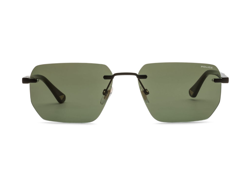 POLICE Square Color Full-Rimmed Eyeglasses - Men