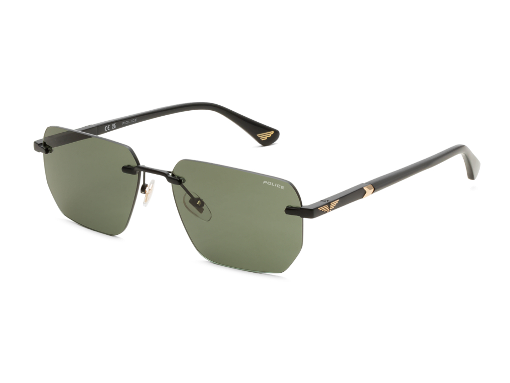 POLICE Square Color Full-Rimmed Eyeglasses - Men
