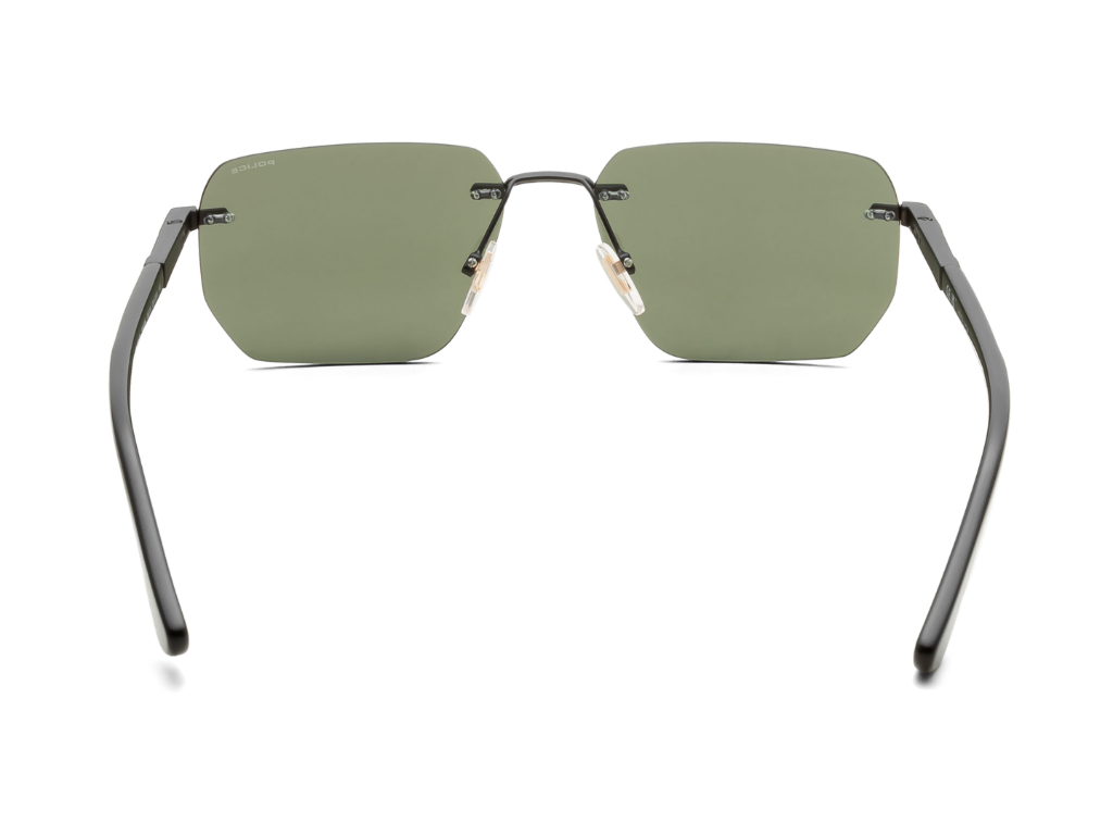 POLICE Square Color Full-Rimmed Eyeglasses - Men