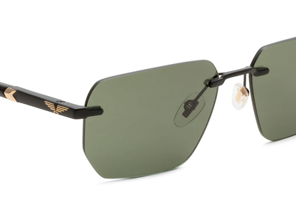 POLICE Square Color Full-Rimmed Eyeglasses - Men