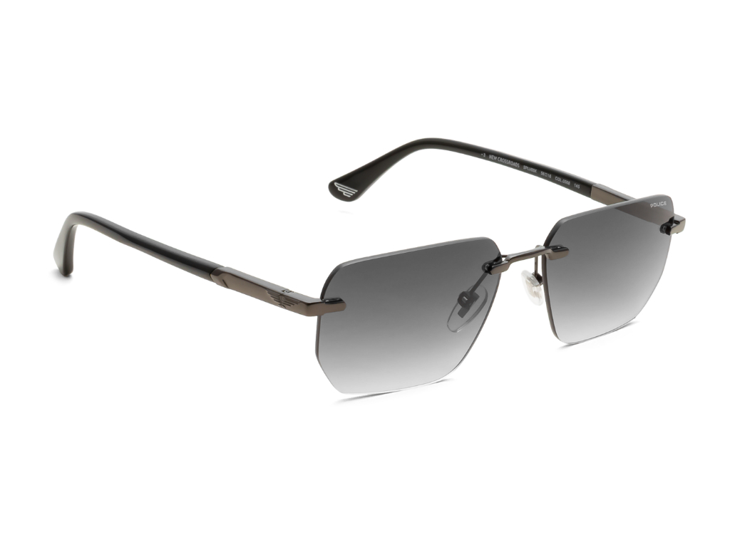 POLICE Square Color Full-Rimmed Eyeglasses - Men