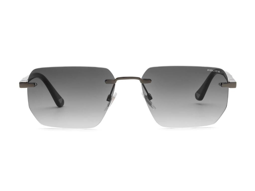 POLICE Square Color Full-Rimmed Eyeglasses - Men