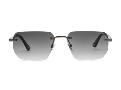POLICE Square Color Full-Rimmed Eyeglasses - Men