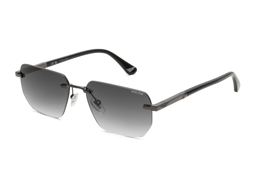 POLICE Square Color Full-Rimmed Eyeglasses - Men