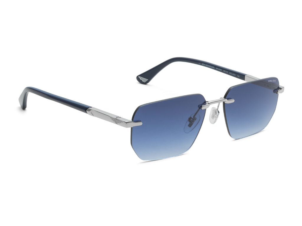 POLICE Square Color Full-Rimmed Eyeglasses - Men