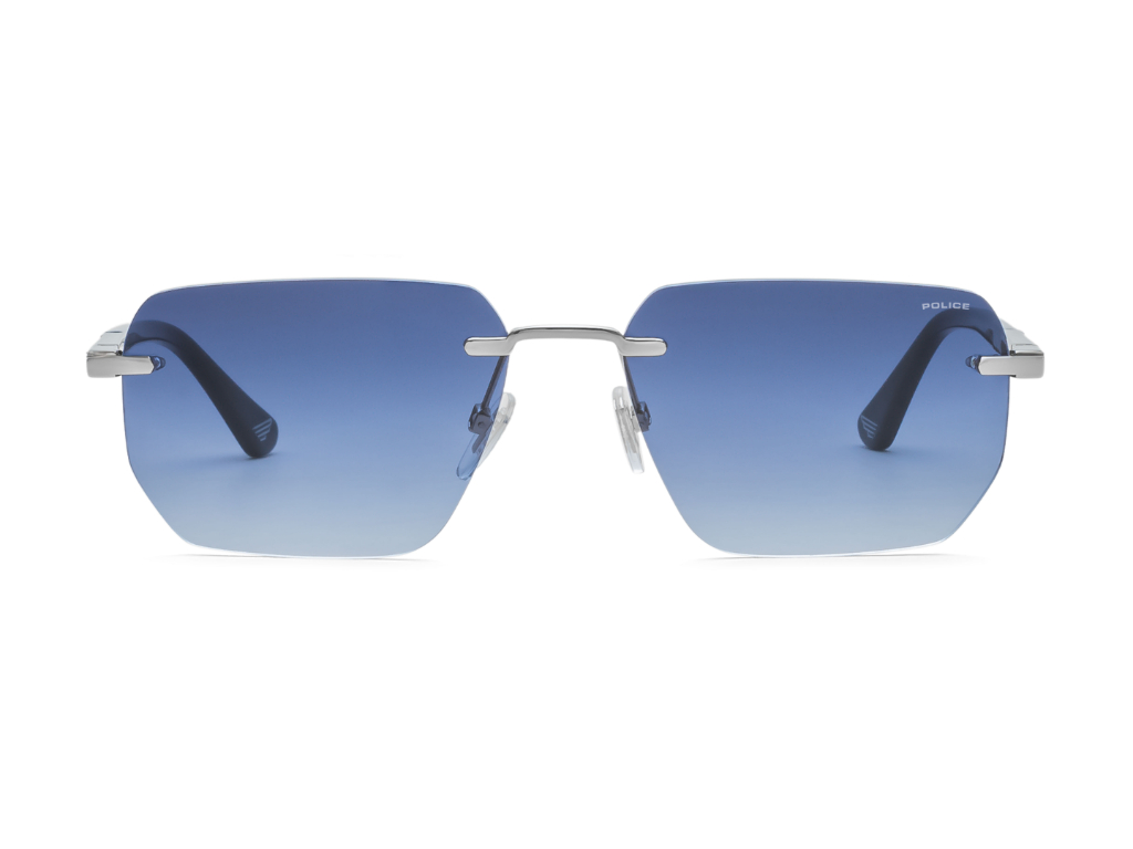POLICE Square Color Full-Rimmed Eyeglasses - Men