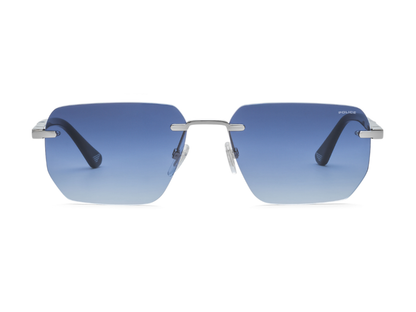 POLICE Square Color Full-Rimmed Eyeglasses - Men