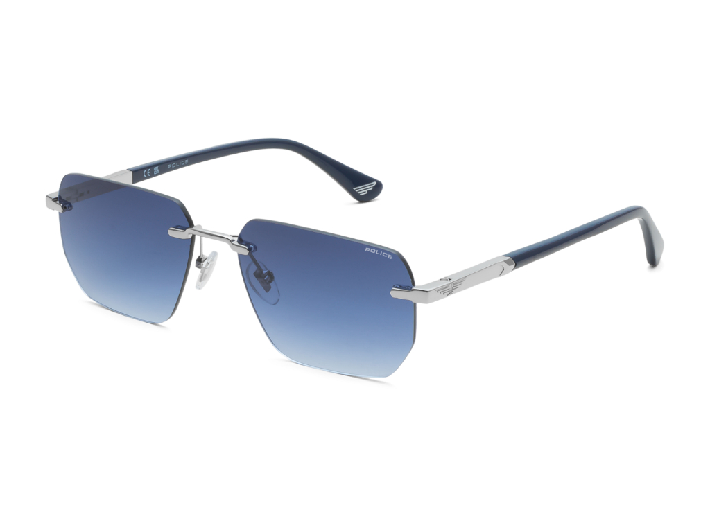 POLICE Square Color Full-Rimmed Eyeglasses - Men