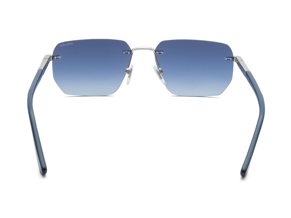 POLICE Square Color Full-Rimmed Eyeglasses - Men