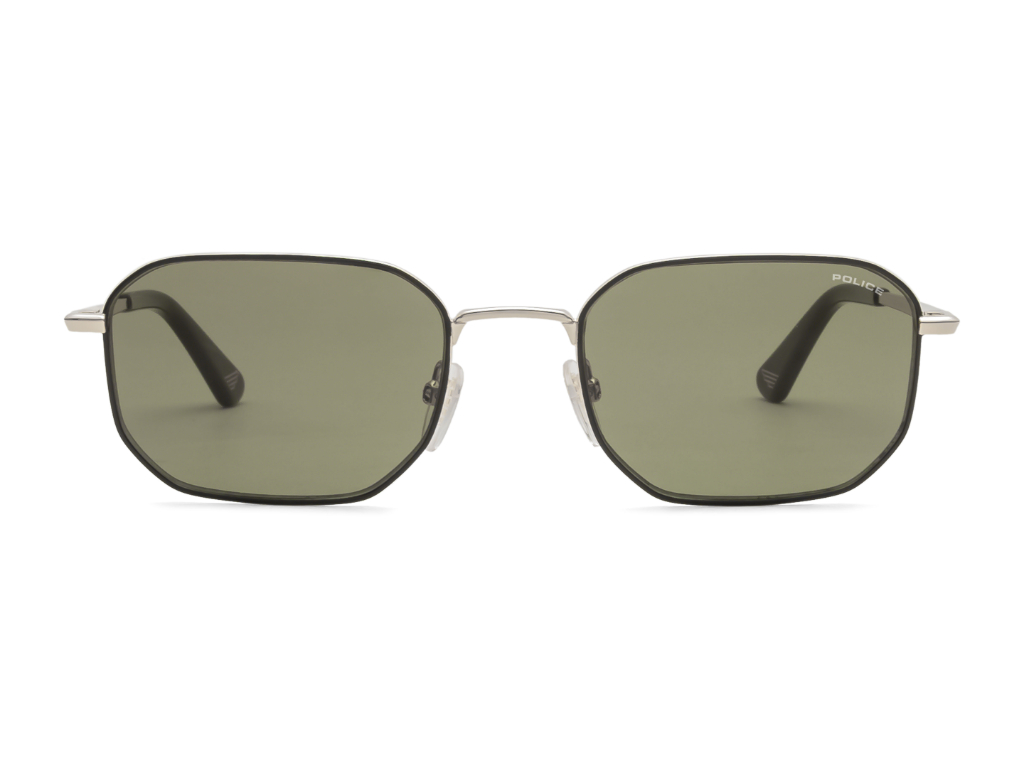 POLICE Square Color Full-Rimmed Eyeglasses - Men
