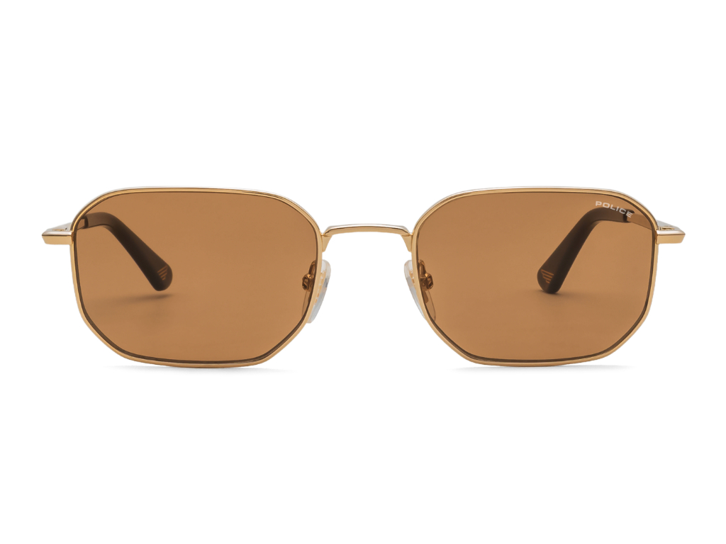 POLICE Square Color Full-Rimmed Eyeglasses - Men