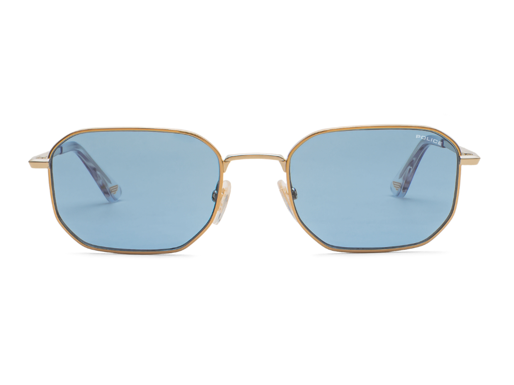 POLICE Square Color Full-Rimmed Eyeglasses - Men