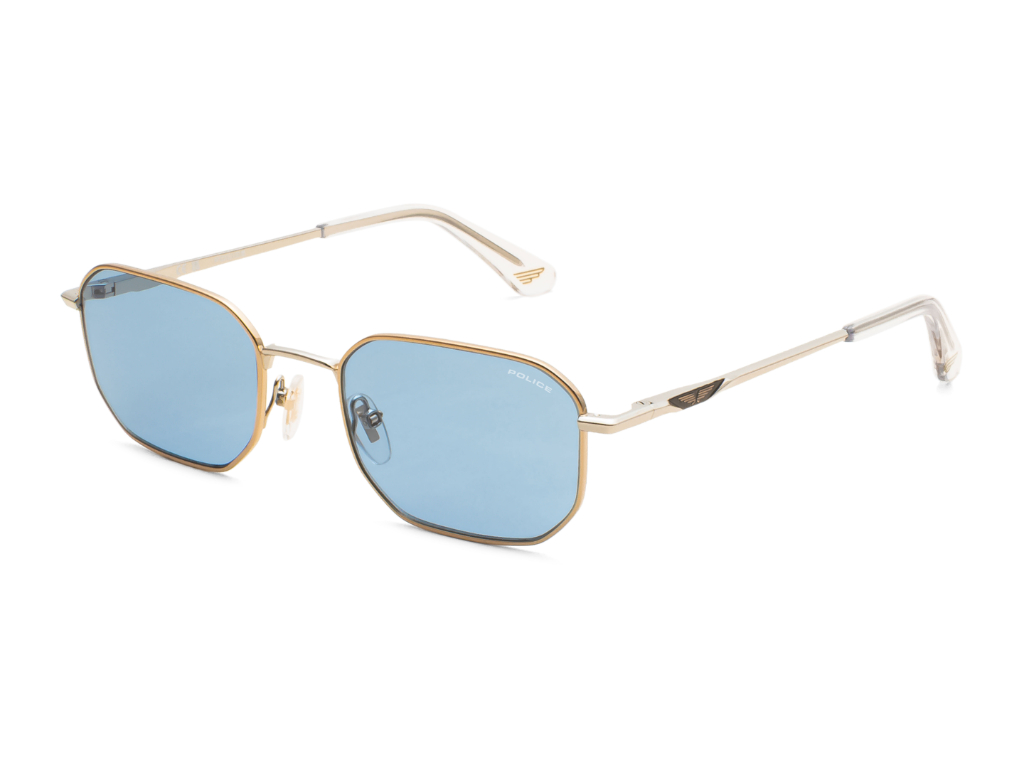 POLICE Square Color Full-Rimmed Eyeglasses - Men
