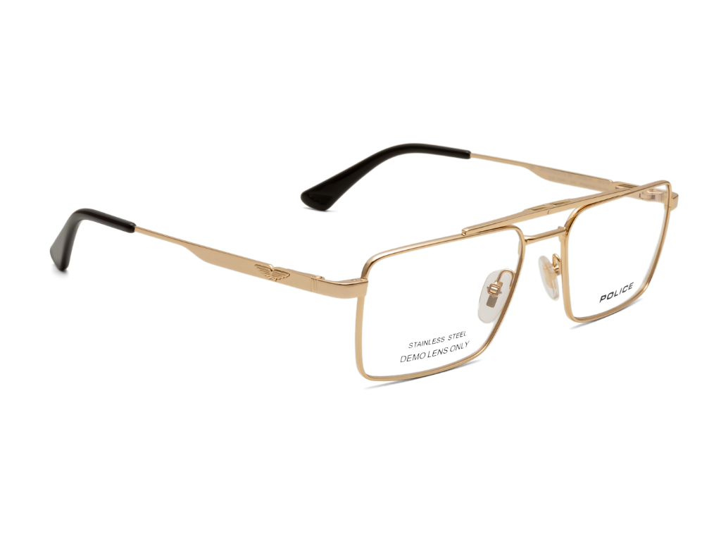 POLICE Square Color Full-Rimmed Eyeglasses - Men