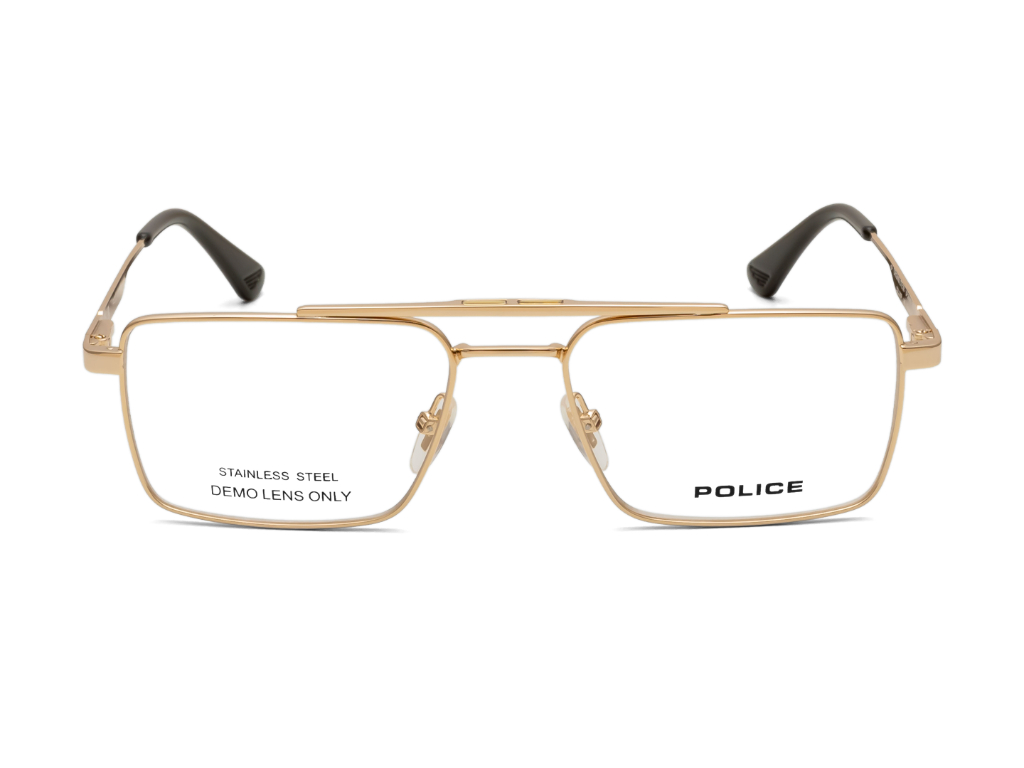 POLICE Square Color Full-Rimmed Eyeglasses - Men