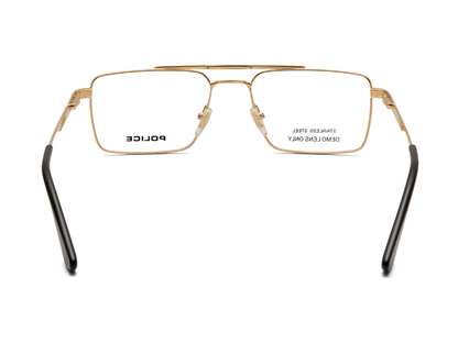 POLICE Square Color Full-Rimmed Eyeglasses - Men