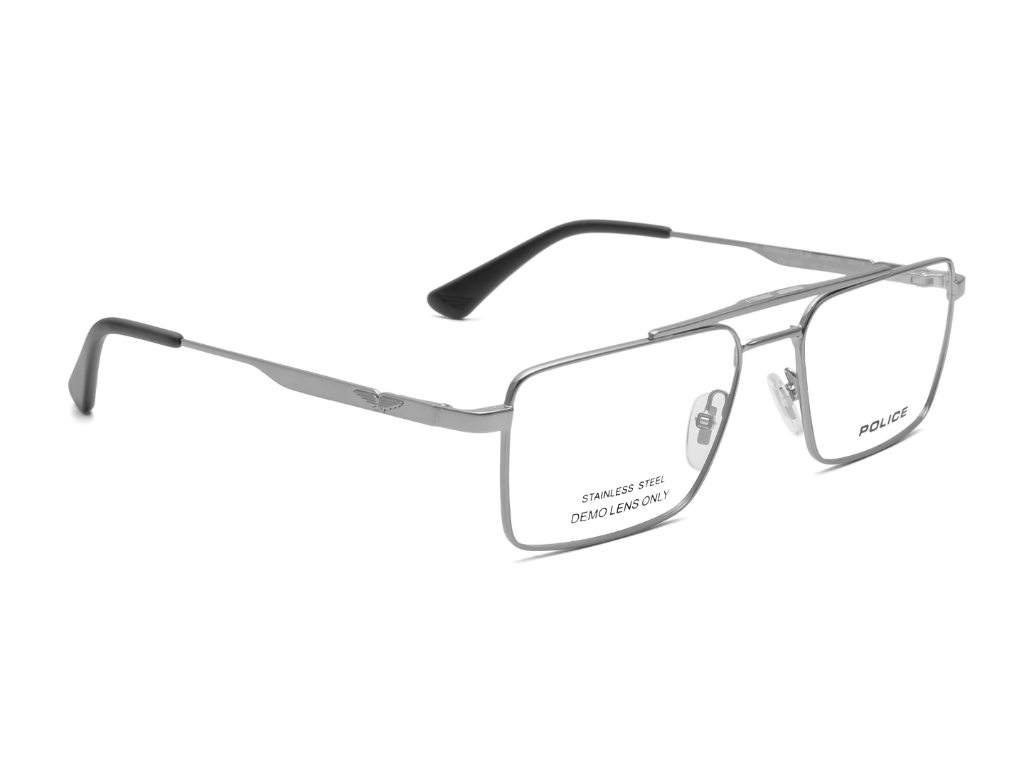 POLICE Square Color Full-Rimmed Eyeglasses - Men