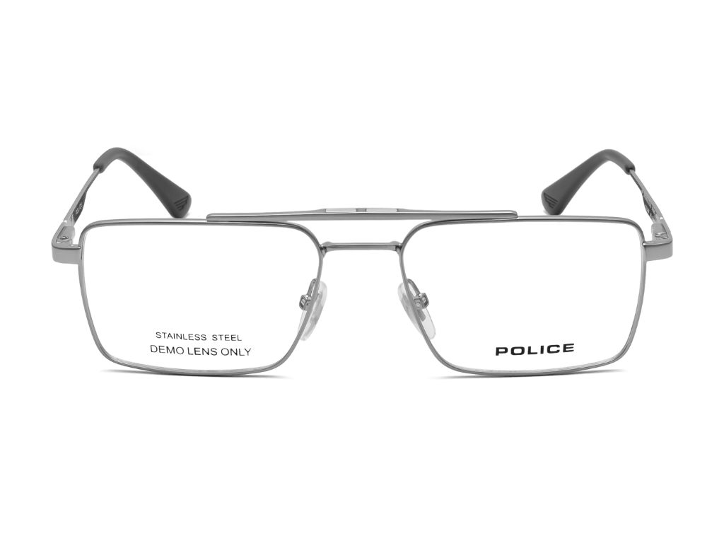 POLICE Square Color Full-Rimmed Eyeglasses - Men