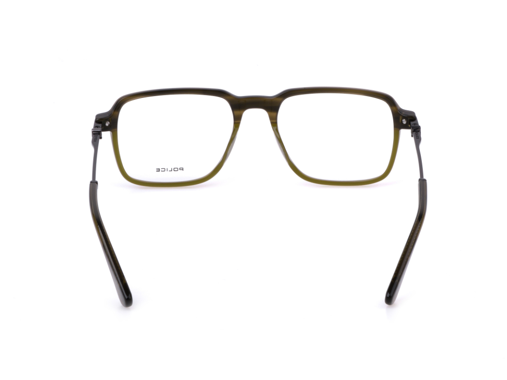 POLICE Square Color Full-Rimmed Eyeglasses - Men