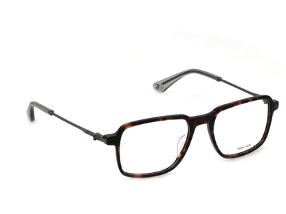 POLICE Square 4BL Color Full-Rimmed Eyeglasses - Men