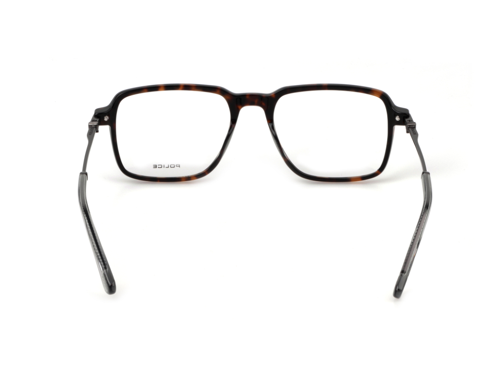 POLICE Square 4BL Color Full-Rimmed Eyeglasses - Men